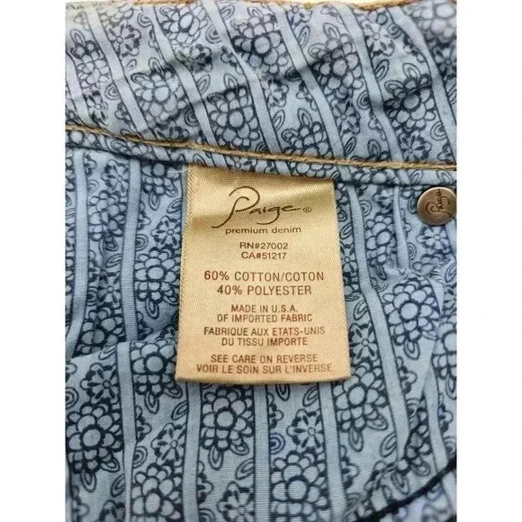 Paige Women's Size 29 Skyline Premium Denim Jeans - Picture 6 of 10